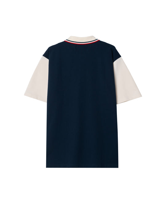 ATYS® CONTRAST SLEEVE CREST POLO