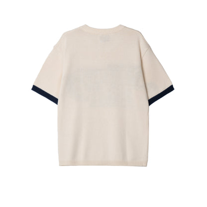 ATYS® GRAFFITI LOGO KNIT COTTON T-SHIRT