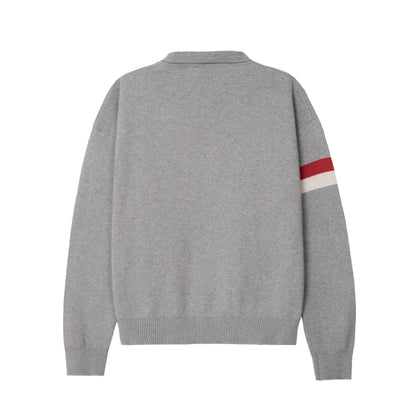 ATYS® Tri-Color Zipped Knit Cotton Blouson Jacket