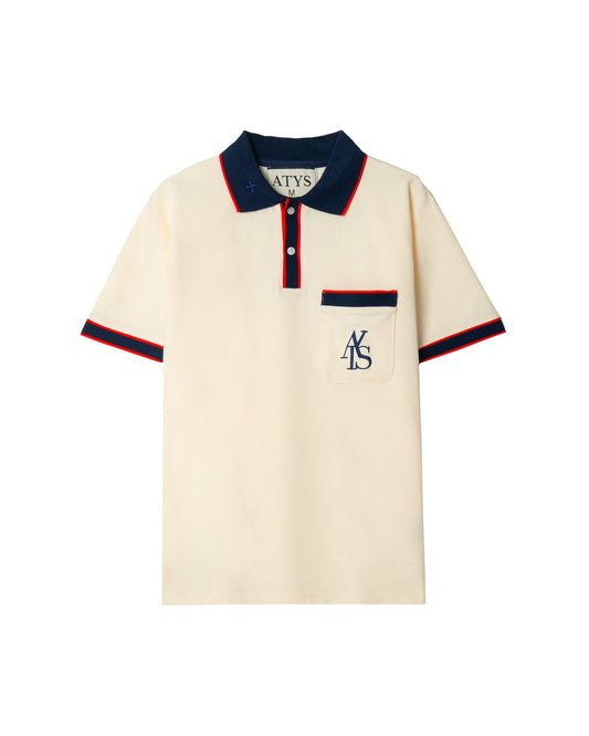 ATYS® CONTRAST TRIM POLO SHIRT
