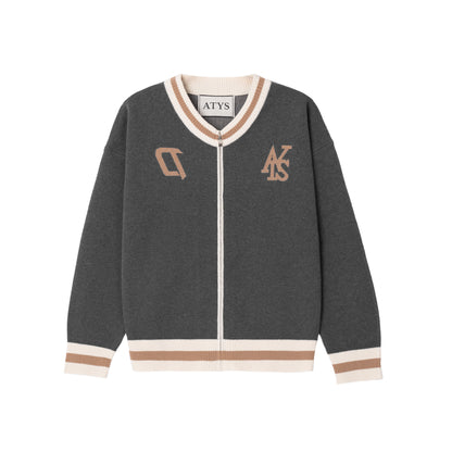 ATYS® "HOMELAND" ROUND NECK ZIPPER KNIT SWEATER - VER 2