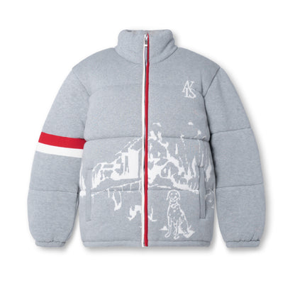 ATYS® HOMELAND FUNNEL NECK KNITTED PUFFER JACKET