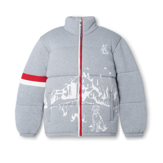 ATYS® HOMELAND FUNNEL NECK KNITTED PUFFER JACKET