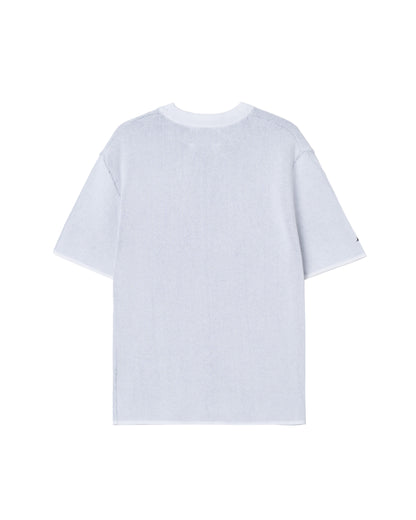 ATYS® MINIMAL CREST KNIT COTTON T-SHIRT