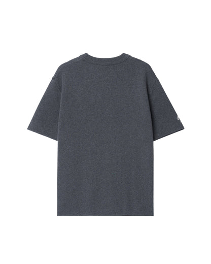 ATYS® MINIMAL CREST KNIT COTTON T-SHIRT