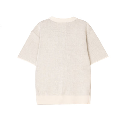 ATYS® "THE MORE THE MERRER" KNIT COTTON T - SHIRT