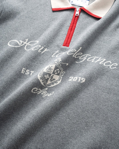 ATYS® TRICOLOR LEGACY POLO KNIT SWEATER