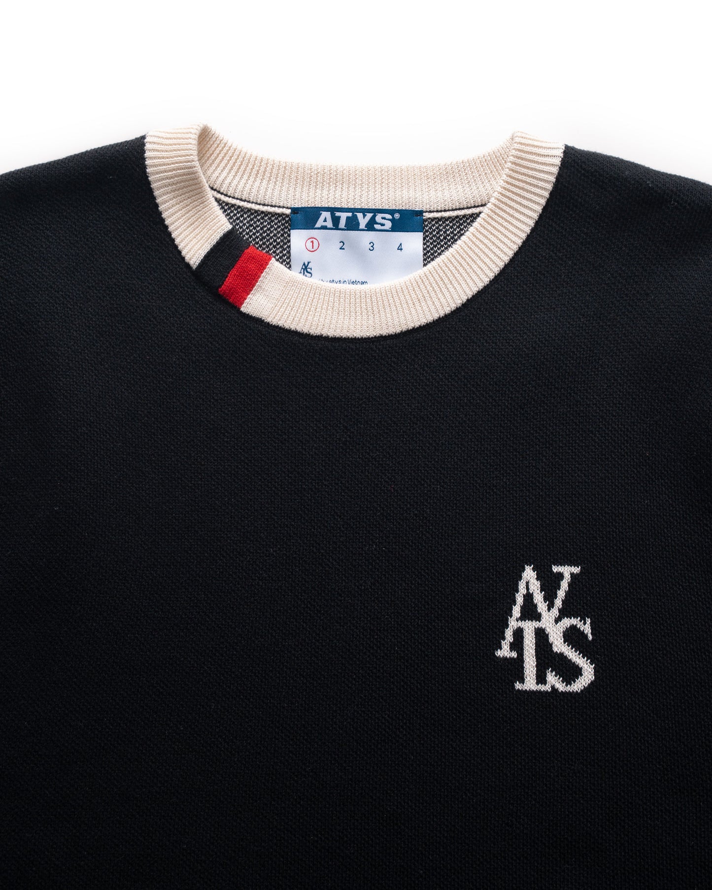 ATYS® STRIPED SLEEVE KNIT TEE