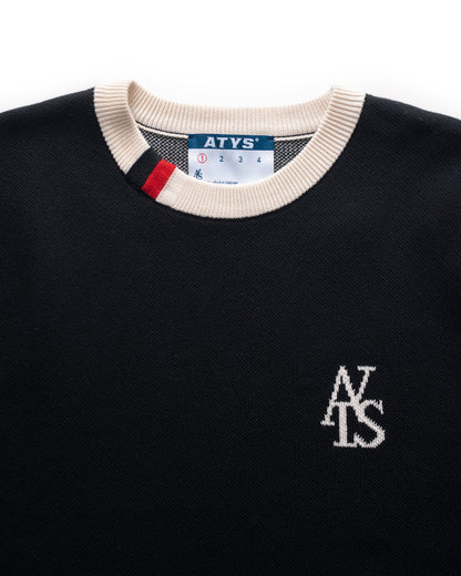 ATYS® STRIPED SLEEVE KNIT TEE