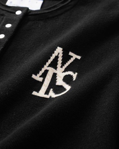 ATYS® TRICOLOR SNAP BUTTON CARDIGAN